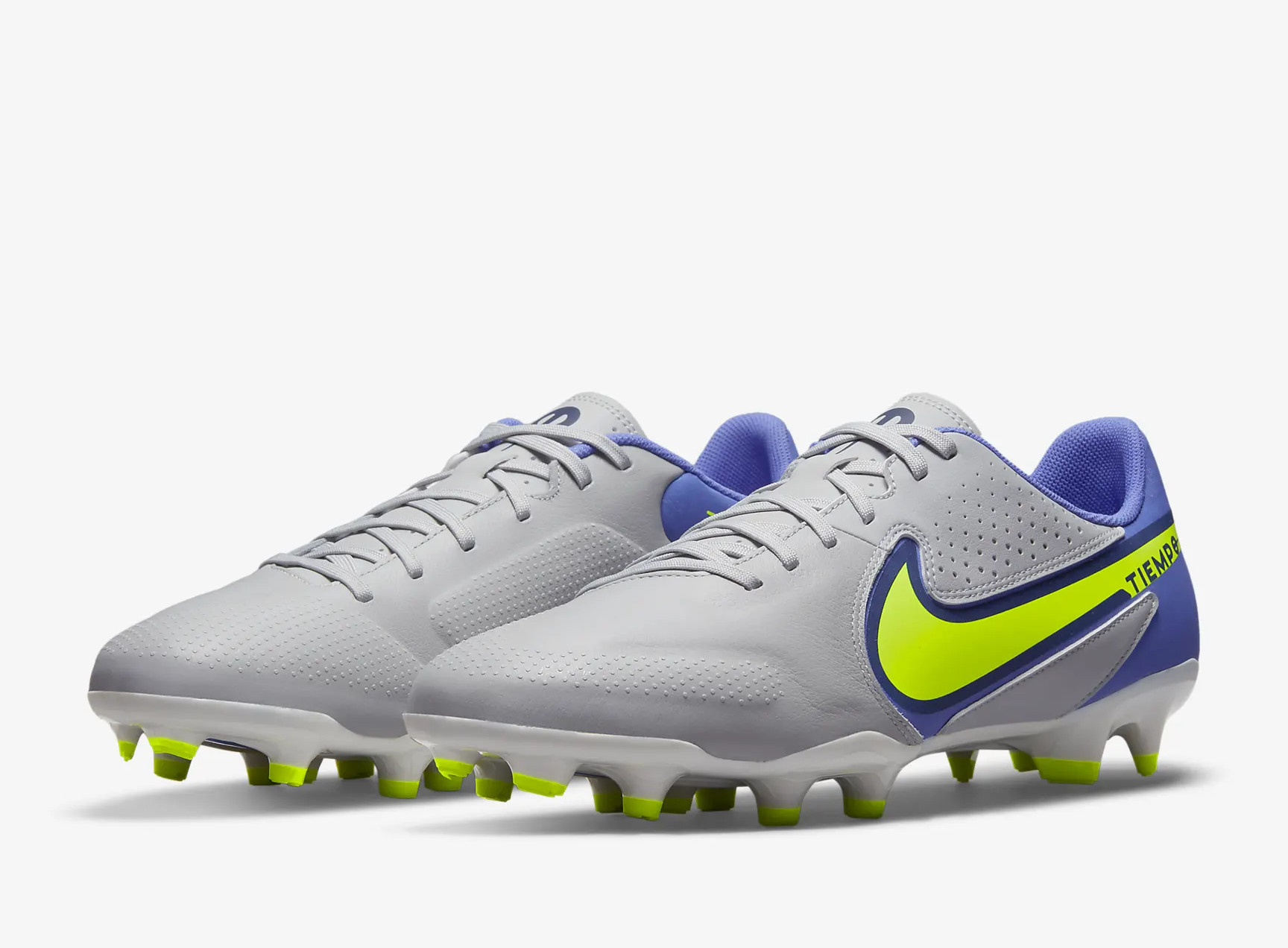 Grijs/blauwe Nike Legend 9 voetbalschoenen Recharge pack - Voetbal-schoenen.eu