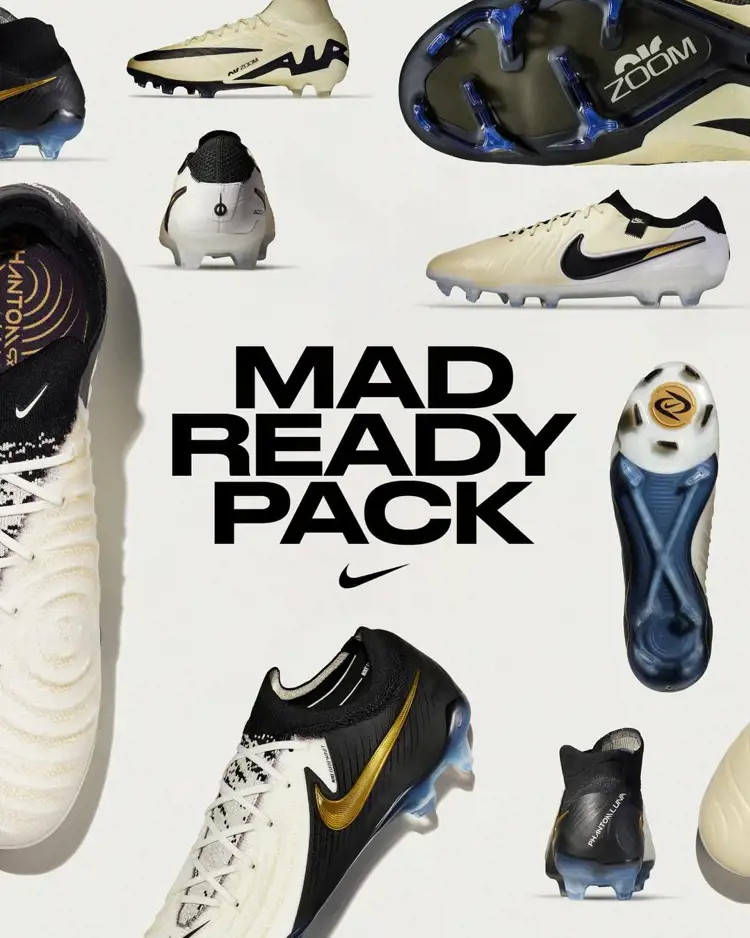 Nike lanceert nieuwe voetbalschoenen: het Nike Mad Ready pack