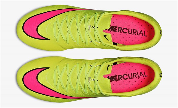 Nike Mercurial Geel Roze