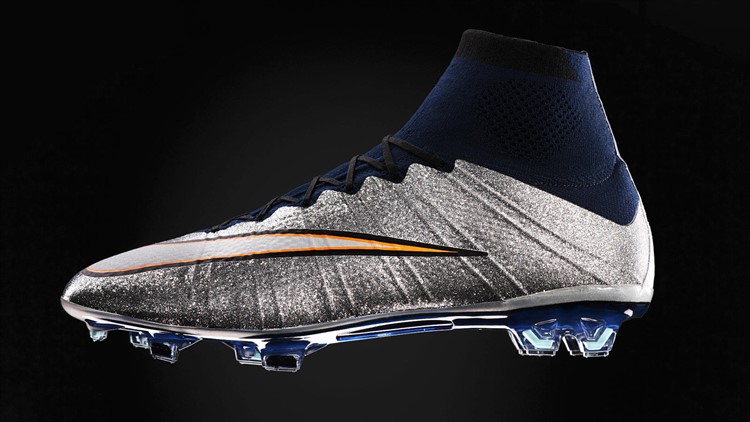 Zilveren Nike Mercurial Superfly Ronaldo Voetbalschoenen