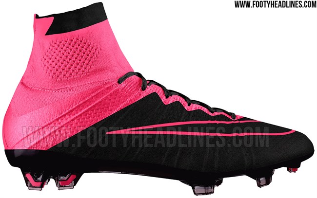 Nike Mercurial Superfly Leder Roze Zwart Voetbalschoenen 2015