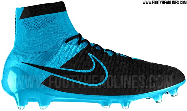 Nike Magista Obra Voetbalschoenen Lichtblauw Leder (1)