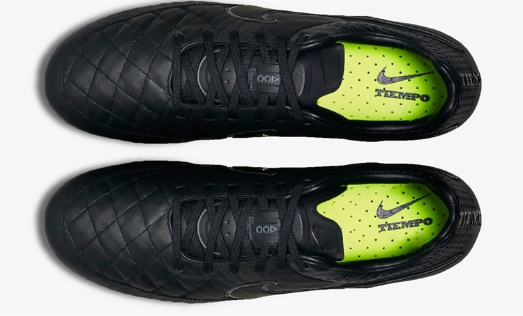 Zwarte Nike Tiempo Voetbalschoenen 2015