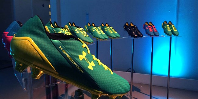 jacht handleiding Bladeren verzamelen Groene Under Armour SpeedForm voetbalschoenen 2015 - Voetbal-schoenen.eu