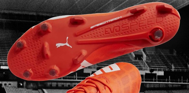 Puma Evo SPEED Lichtgewicht Rood Voetbalschoenen 2015 4