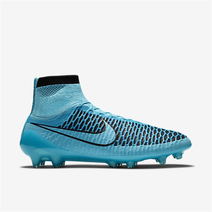 Licht -blauwe -nike -magista -obra -voetbalschoenen