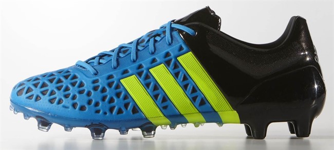 Blauwe -zwarte Adidas Ace 15.1 Voetbalschoenen