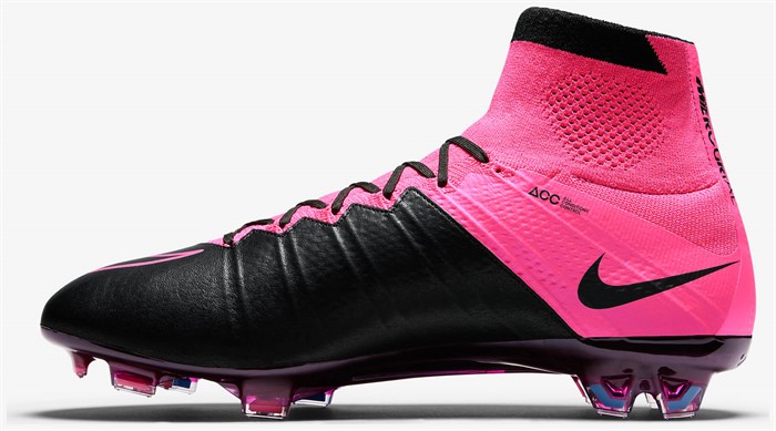 Zwart roze Nike Mercurial Superfly voetbalschoenen -