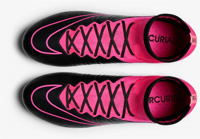 Zwart roze Nike Mercurial Superfly voetbalschoenen -