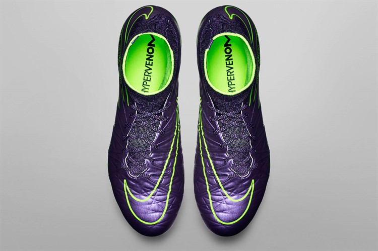 Nike -Hypervenom -electro -flare -voetbalschoenen -paars