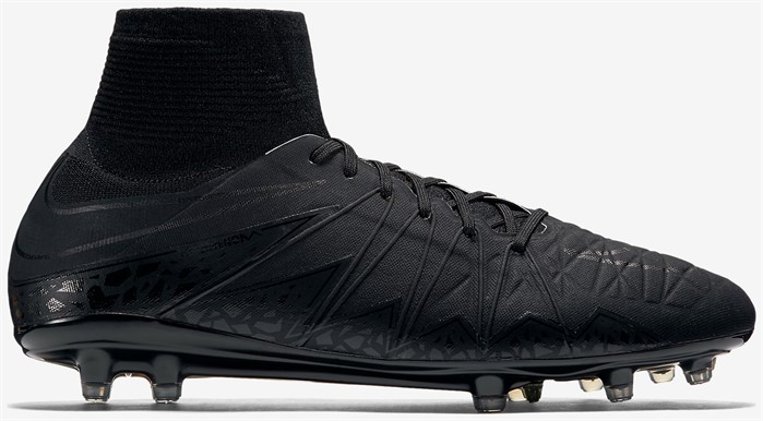 Zwarte Nike Hypervenom Phantom II Voetbalschoenen 2