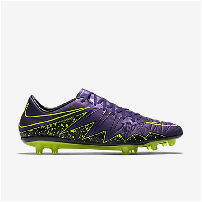 Paarse Nike Hypervenom Electro Flare Voetbalschoenen