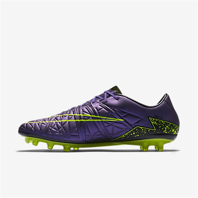 Paarse Nike Hypervenom Electro Flare Voetbalschoenen 3