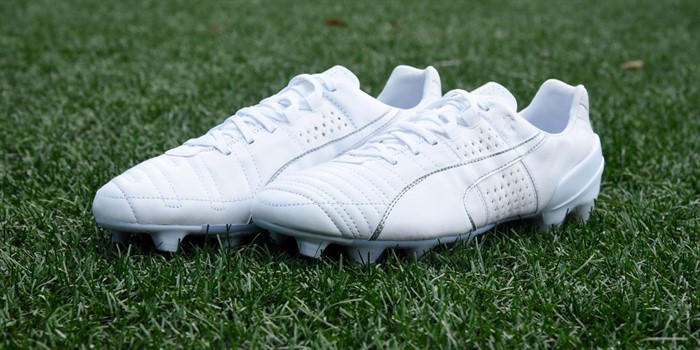 Witte  Puma King II Voetbalschoenen