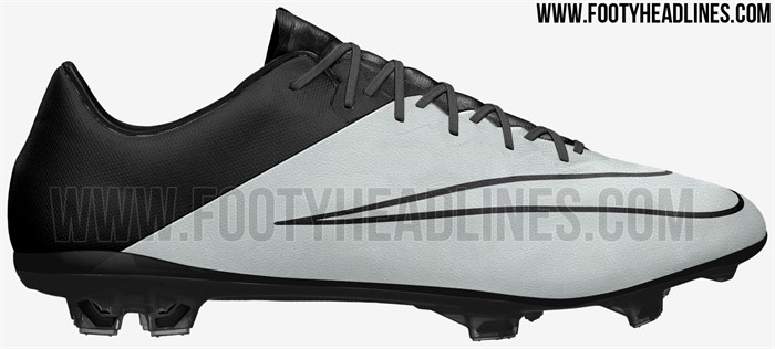 Grijze Nike Mercurial Vapor X Voetbalschoenen