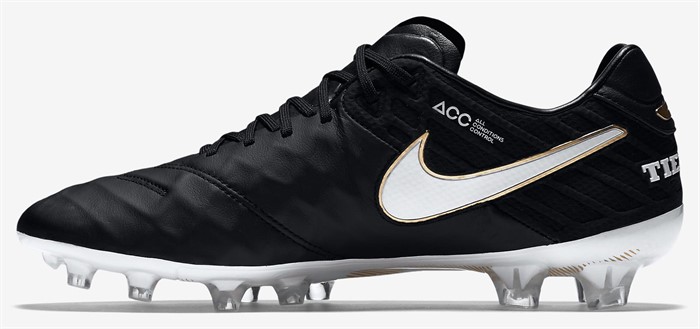 Zwarte Nike Tiempo Legend 6 Voetbalschoenen 4