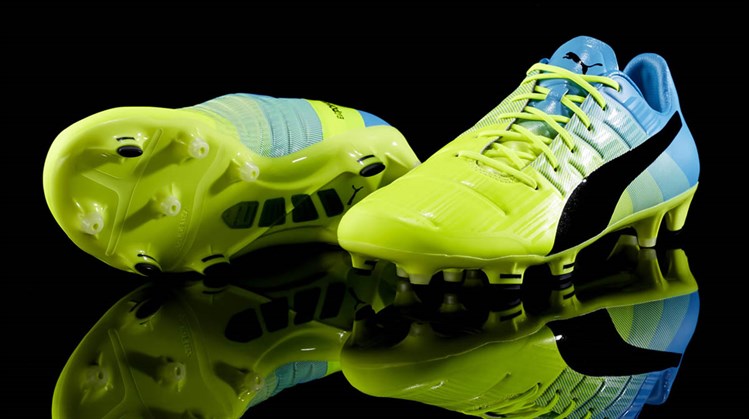 Puma -evopower -voetbalschoenen -fel -geel -blauw