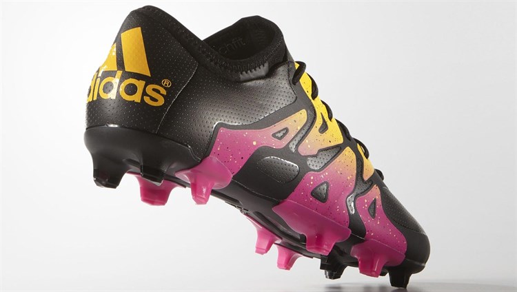 Zwart -roze -gele -adidas -x -voetbalschoenen -nieuw