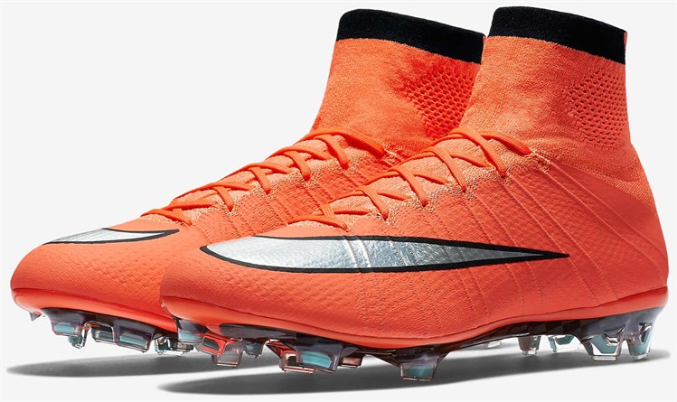 Oranje -nike -mercurial -superfly -schoenen