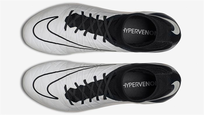 Wit -zwarte Nike Hypervenom II Tech Craft Voetbalschoenen