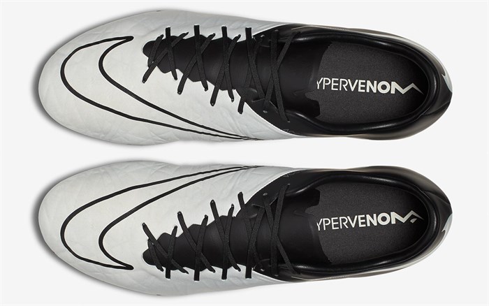 Wit -zwarte Nike Hypervenom Phinish Tech Craft Voetbalschoenen 2