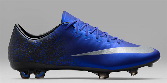 Blauwe Nike Mercurial Vapor X CR7 Voetbalschoenen 2