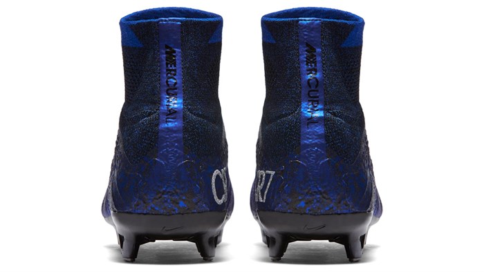 Blauwe Nike Mercurial Superfly CR7 Voetbalschoenen 4