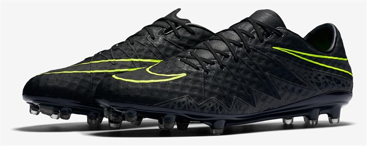 Zwarte Nike Hypervenom Phinish Pitch Dark Voetbalschoenen