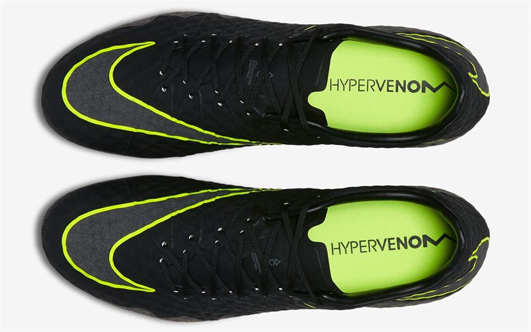 Zwarte Nike Hypervenom Phinish Pitch Dark Voetbalschoenen 2