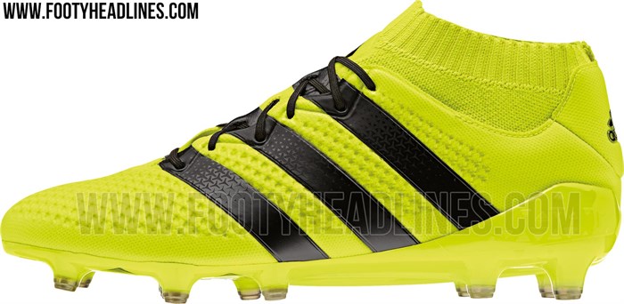 Gele Adidas Ace 16+ Primeknit Voetbalschoenen