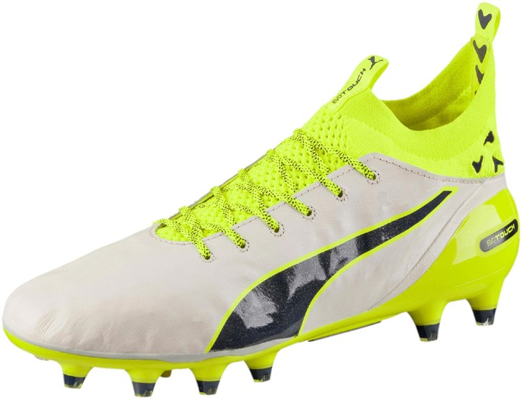 Witte Puma Evo TOUCH Voetbalschoenen 2