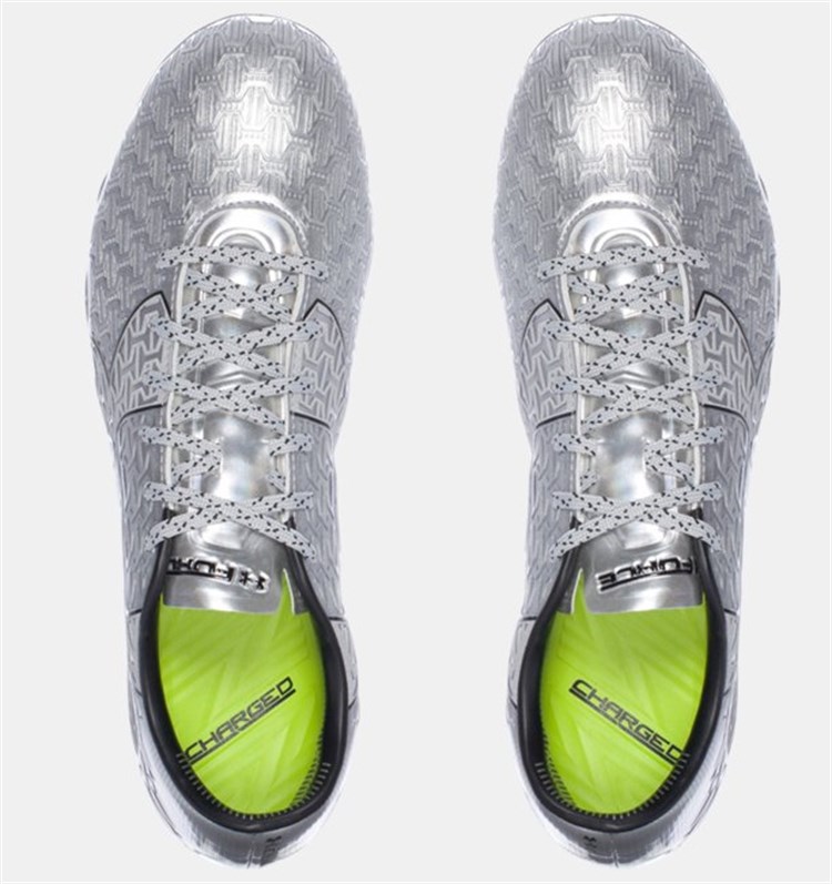 Metallic Silver Under Armour Clutchfit Voetbalschoenen 2