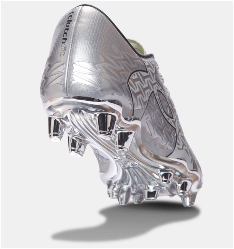 Metallic Silver Under Armour Clutchfit Voetbalschoenen 3