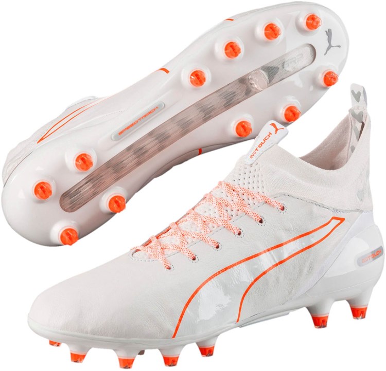 Wit -puma -evotouch -voetbalschoenen