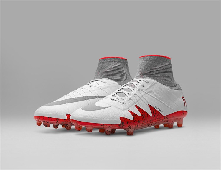 Witte -nike -neymar -jordan -voetbalschoenen -hypervenom