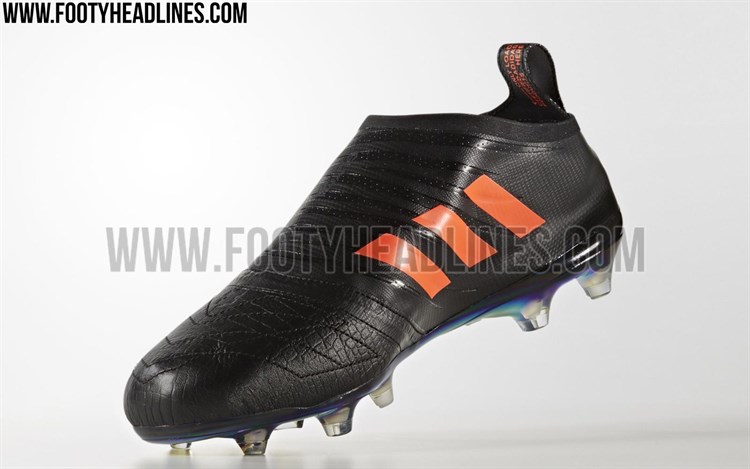 Zwarte -leren -adidas -glitch -voetbalschoenen -2