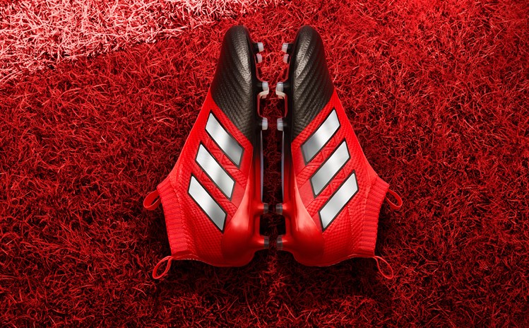 Adidas -ace -17-purecontrol -rood -zwart -schoenen
