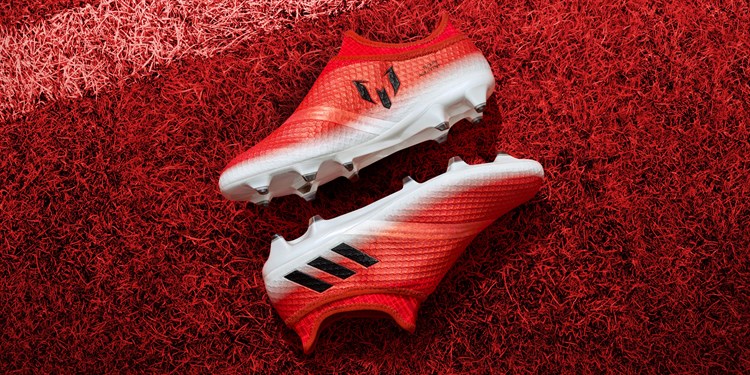 aankunnen Anoi fenomeen s'Wereld grootste voetballer schittert op red limit Adidas Messi16+  PureAgility voetbalschoenen - Voetbal-schoenen.eu