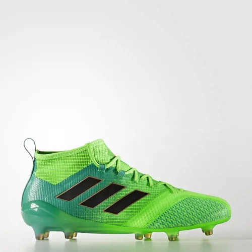 Fel groene adidas ACE 17.1 Primeknit voetbalschoenen met sok