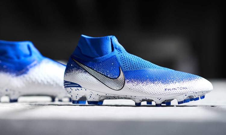 Botines Nike Phantom Vision Azules Botines Amarillo en