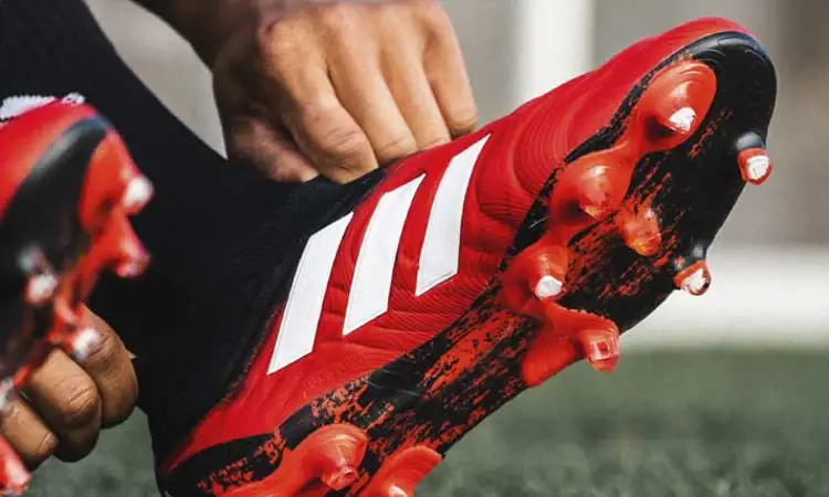 Zwart/rode adidas COPA 20 voetbalschoenen | Mutator pack