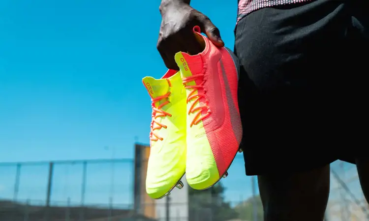 Oranje/gele Puma ONE 20 voetbalschoenen | Rise pack