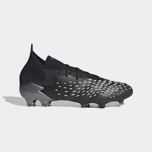 Zwarte adidas Predator Freak voetbalschoenen met veters