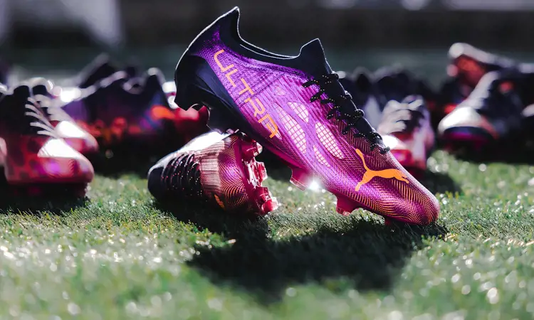 Roze/ oranje Puma Ultra 1.4 voetbalschoenen Flare pack