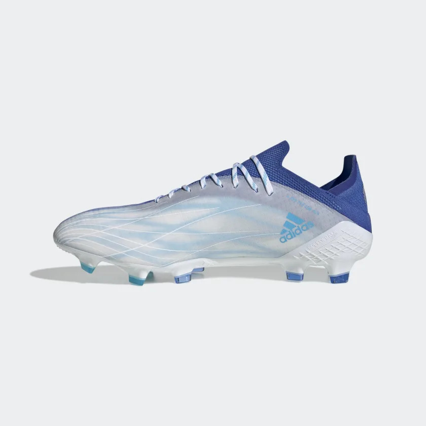Wit/blauwe adidas X voetbalschoenen Diogo Jota