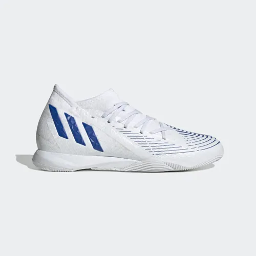 adidas Predator zaalvoetbalschoenen met veters - Wit/Blauw