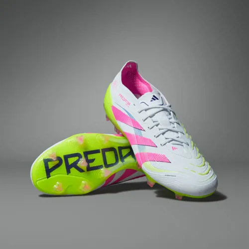 adidas Predator voetbalschoenen met veters Celestial Victory pack - Wit/Fel geel/Roze/Blauw