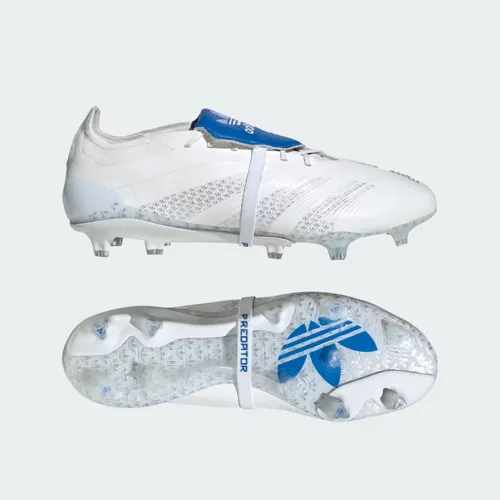 adidas Predator Beckham voetbalschoenen met tong - Wit/Blauw