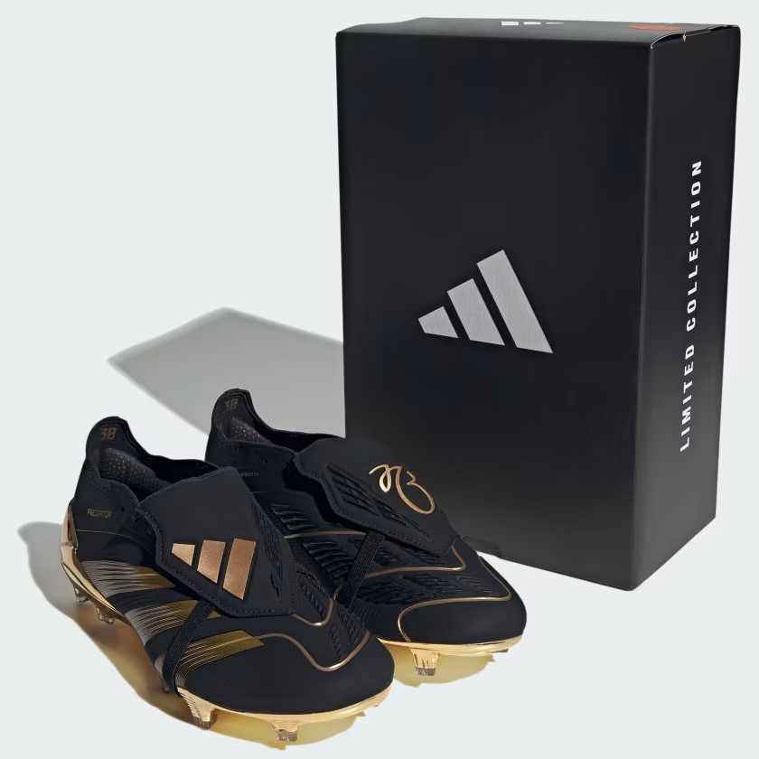 adidas lanceert zwart/gouden adidas Predator voetbalschoenen voor Bellingham!