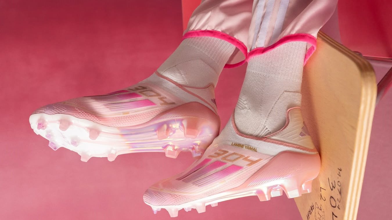 Roze Lamine Yamal Voetbalschoenen